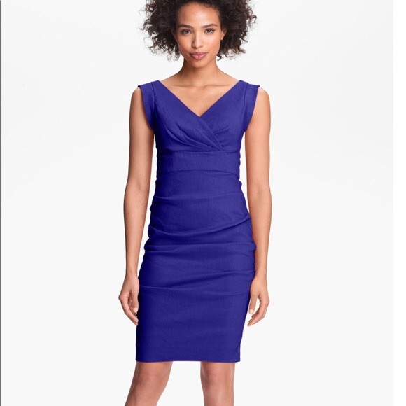 Nicole Miller Dresses & Skirts - ❤️SOLD❤️NWT NICOLE MILLER STRETCH LINEN DRESS